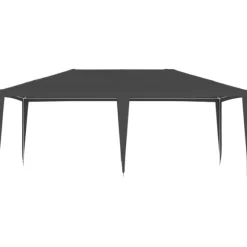 Professionellt partytält 4x6 m antracit 90 g/m²