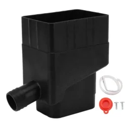 Professionellt UV-beständigt regnvattenuppsamlingssystem Stopprörsavledningssats för utomhusträdgårdsgräsmatta