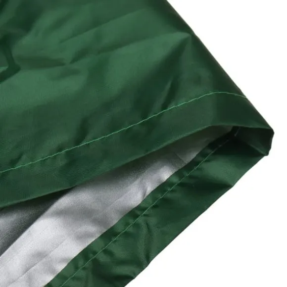 PROFFSIGT IBC-tanköverdrag 1000L – Grön vattentät skyddsöverdrag med UV-beskyttning (210D silverbelagd Oxfordtyg)