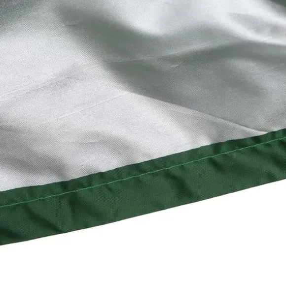 PROFFSIGT IBC-tanköverdrag 1000L – Grön vattentät skyddsöverdrag med UV-beskyttning (210D silverbelagd Oxfordtyg)