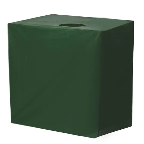 PROFFSIGT IBC-tanköverdrag 1000L – Grön vattentät skyddsöverdrag med UV-beskyttning (210D silverbelagd Oxfordtyg)