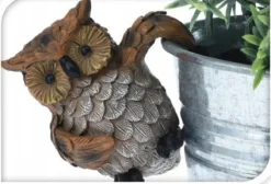 ProGarden Juldekoration Jolly animal grytlapp, polyresin, 9 x 4,5 x 8 cm