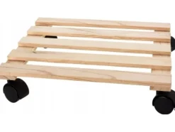 ProGarden Växtkrukhållare på hjul, 28 x 28 cm