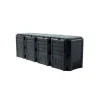 PROSPERPLAST Composter Compogreen 1600L svart 82,6x261x71,9 cm
