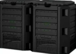 Prosperplast Module Compogreen, 800 l, Svart, Polypropylen (PP), Polen, 1350 mm, 719 mm