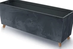 Prosperplast URBI CASE BETON EFFECT N blomkruka - antracit