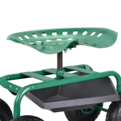 [pro.tec]® Trädgårdsvagn - till plantering, trädgårdsarbete