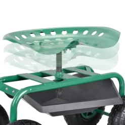 [pro.tec]® Trädgårdsvagn - till plantering, trädgårdsarbete