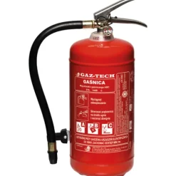 Pulverbrandsläckare med hållare GP4 4kg ABC/E 1kV