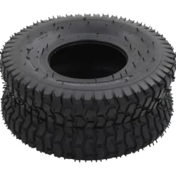 Punkteringssäkra reservdäck till skottkärra - 2 st | Storlek: 15x6.00-6 | Färg: Gummi