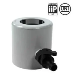 PVC regnvattenuppsamlare för rör Ø 63-80-100 - grå - FIRSTPLAST