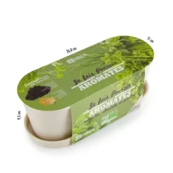 Radis et Capucine - Örtträlåda i ekologisk bambu