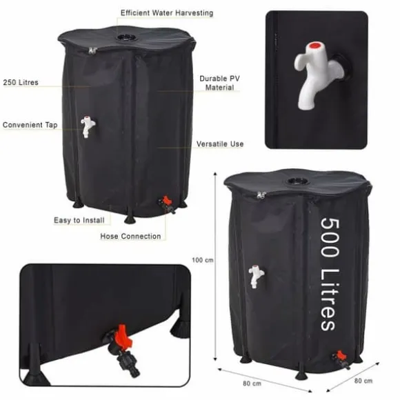 Rainbarrel kit Lifetime dw9200220 80 x 100 cm 500 L