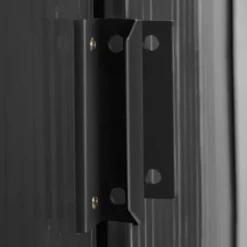 Redskapsbod med snedtak 213x130x173cm - grå/vit