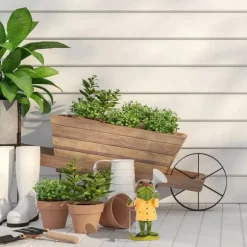 Regnmätare, groddesign, 21,5x10,5x11 cm, flerfärgad