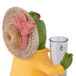 Regnmätare, groddesign, 21,5x10,5x11 cm, flerfärgad