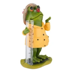 Regnmätare, groddesign, 21,5x10,5x11 cm, flerfärgad