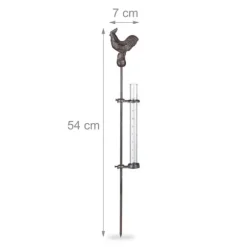 Regnmätare, 54x7x2 cm, Brun