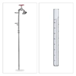 Regnmätare, 58,5x12x3,5 cm, Grå