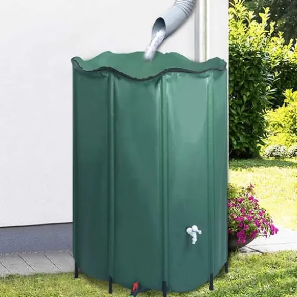 Regntunna hopfällbar med kran 1250 L