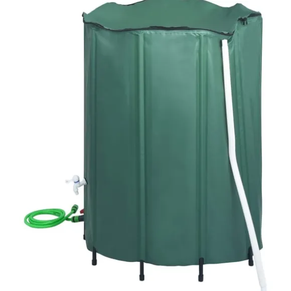 Regntunna hopfällbar med kran 1250 L