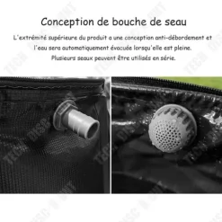 Regnvatteninsamlare - TD - 380L - PVC - Svart färg - Överjordisk tank