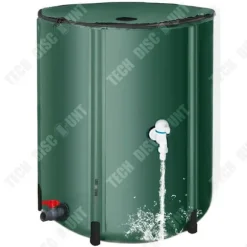 Regnvattentank - TD® - 750L - PVC - Fällbar - Med kran och tömningsventil