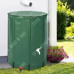 Regnvattentank - TD® - 750L - PVC - Fällbar - Med kran och tömningsventil