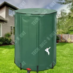 Regnvattentank - TD® - 750L - PVC - Fällbar - Med kran och tömningsventil