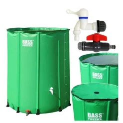 Regnvattentunna 1000 l, grön