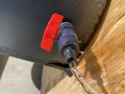 Regnvattentunna 750 l, svart