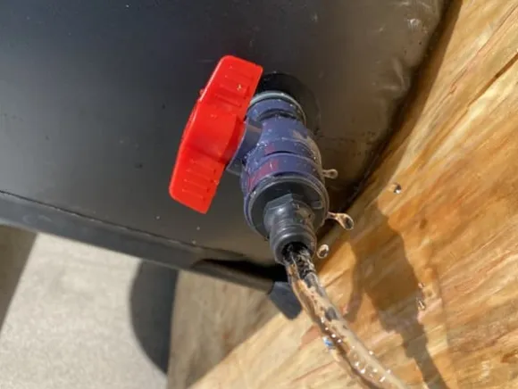 Regnvattentunna 750 l, svart