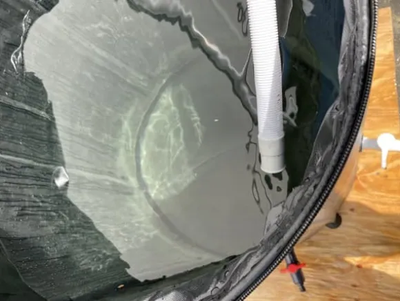 Regnvattentunna 750 l, svart