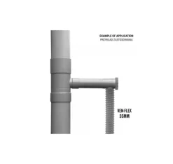 Regnvattenuppsamlare / fälla med ventil - 100mm