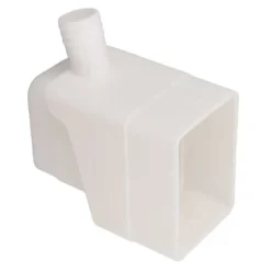 Regnvattenuppsamlingssystem Professionellt UV-resistent stuprörsavledare för utomhusträdgård gräsmatta Vit