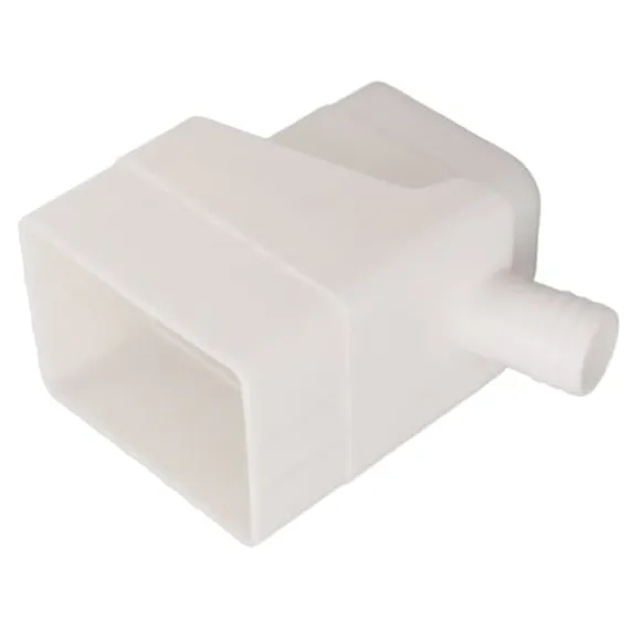 Regnvattenuppsamlingssystem Professionellt UV-resistent stuprörsavledare för utomhusträdgård gräsmatta Vit