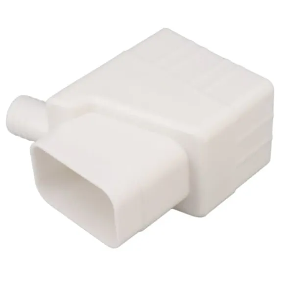 Regnvattenuppsamlingssystem Professionellt UV-resistent stuprörsavledare för utomhusträdgård gräsmatta Vit