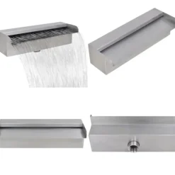 Rektangulärt Vattenfall Poolfontän i rostfritt stål 30 cm - Poolfontän - Poolfontäner - Home & Living