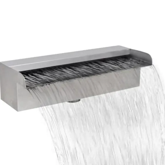 Rektangulärt Vattenfall Poolfontän i rostfritt stål 30 cm - Poolfontän - Poolfontäner - Home & Living
