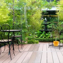 Relaxdays Blomsterhylla i metall 2 plan utomhus växtstöd balkong terrass trädgård HxBxD: 64,5 x 33,5 x 18 cm, svart