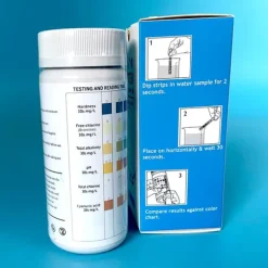 Remsa för Mätning av Vattenkvalitet i Pool - 100 delar