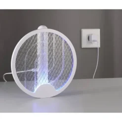 Renkforce RF-EFS-100 RF-6730842 Flugsmälla Strömgitter, UV-ljus (B x H x D) 430 x 230 x 46 mm Vit 2 st