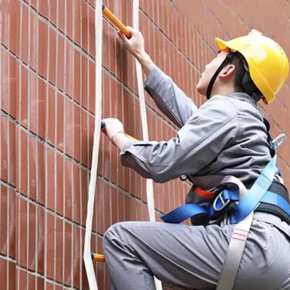 Repstege - Brandutrymningsstege - 10 m längd - För hem, balkong & räcke - Trädkoja