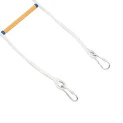 Repstege 12 m, räddnings- och brandstege, med karbinhakar, flamskyddad, för evakuering