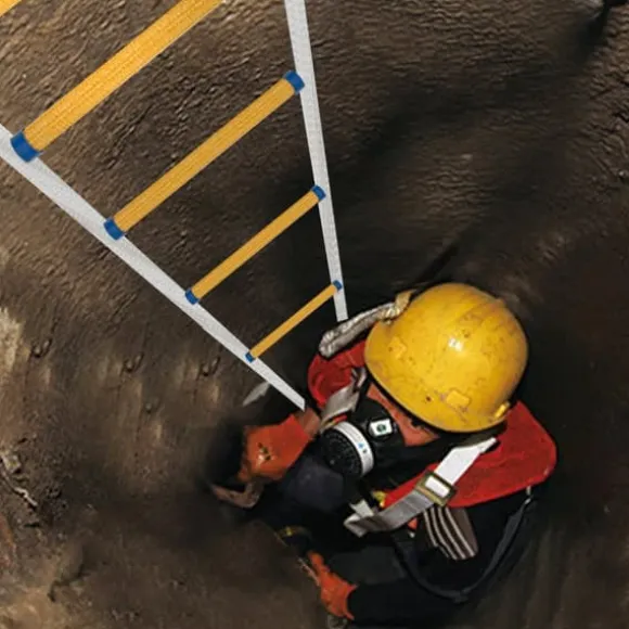Repstege - Utrymnings- och brandstege - 10 m - Max 200 kg - Säkerhetsstege för hemmet