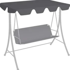 Reservtak för hammock antracit 188/168x145/110cm - Tak - Hammock Tak - Home & Living