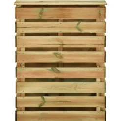 Ribbad trädgårdskompost 4 st 80x50x100 cm impregnerad furu