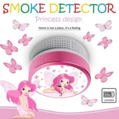 Rökdetektor för barn ELRO FS8110 - Elven Princess design - 10 års batteri - EN14604 kompatibel