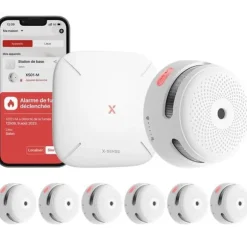 Röksensor - X-sense - SBS50 - Push-notiser - Sammanlänkad - 100 dB