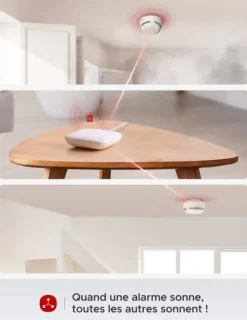 Röksensor - X-sense - SBS50 - Push-notiser - Sammanlänkad - 100 dB